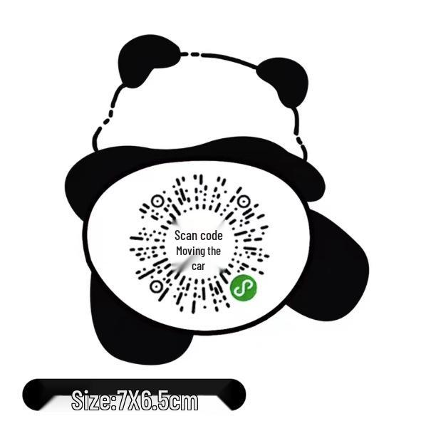 

Светящаяся мультяшная наклейка-табличка для временной парковки с QR-кодом