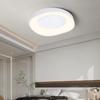 LED Flush Mount Ceiling Light Dimmable Modern Remote Control Ceiling Light Fixture for Bedroom Kitch