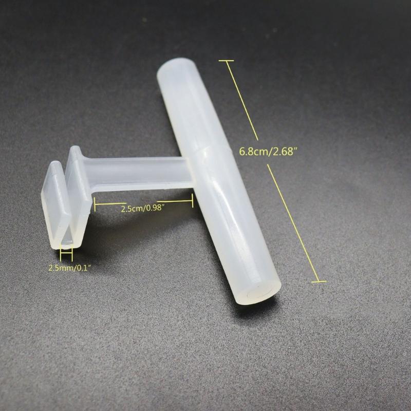 Plastic Perch Birdcage Training Stand Accessory Clip to Window Feeders for Budgerigar Parakeets Lovebird 6-Piece Set