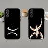 Coque de téléphone Drapeau Amazigh Berbère A- Pour Samsung Galaxy A91,80,73,72 ,71,53,52,32 ,31,22,21s,20, Coque Noire Souple