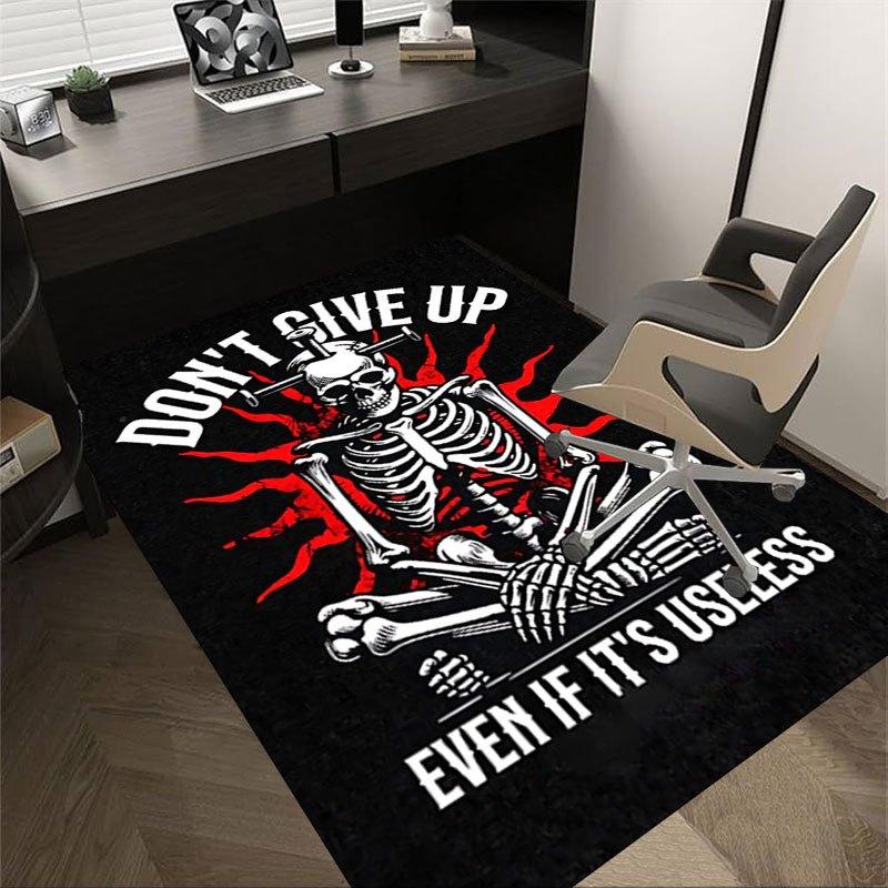 

1pc Sons of Anarchy themed Office Carpet Chair Mats - durable polyester rug for home theater, office, dorm room decor - tA69 60cm by 90cm