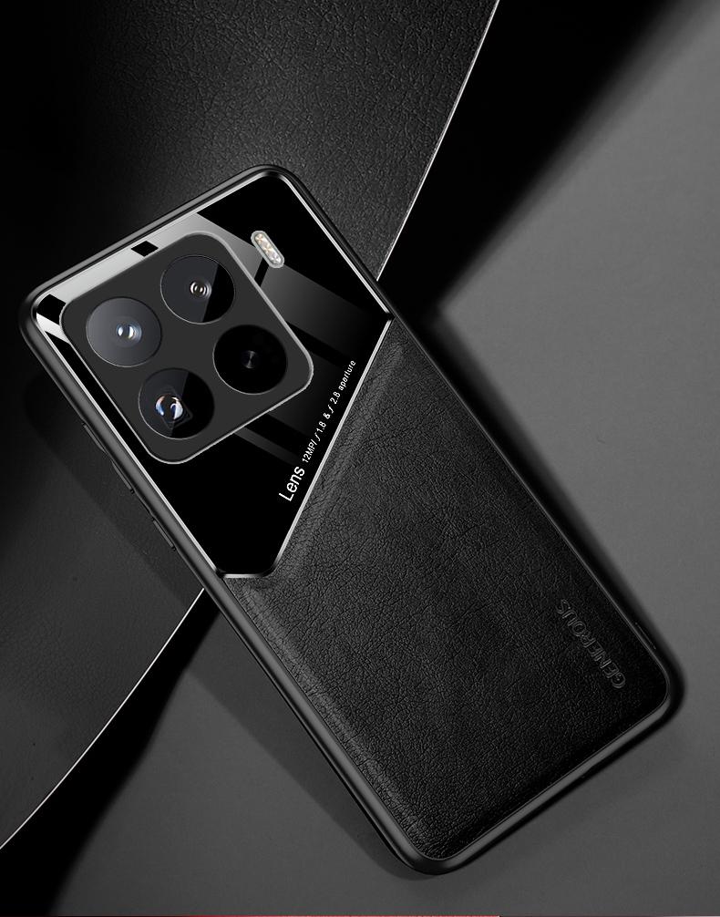 For Xiaomi Mi 15T Pro Case Luxury Soft Leather Texture Magnetic Protective Back Cover Case for Xiaomi Mi 15T 14T Pro Phone Shell