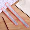 Stainless Straight Ruler Measuring Tools Stationery Drafting Accessory for School Office Home Architect Craft 15/20/30cm