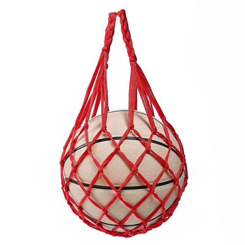 Football Net Bag Nylon Bold Storage Single Ball Carry Portable Equipment Outdoor Sports Soccer Basketball Volleyball