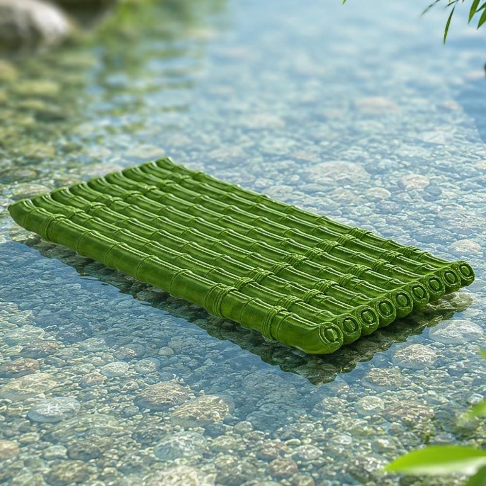 Artificial Bamboo Floating Bamboo Raft Ornament No Fading Bamboo Raft Figurine  Home Decoration