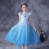 Kids' Long Sleeve Princess Elsa Dress – Frozen-Themed Formal Outfit