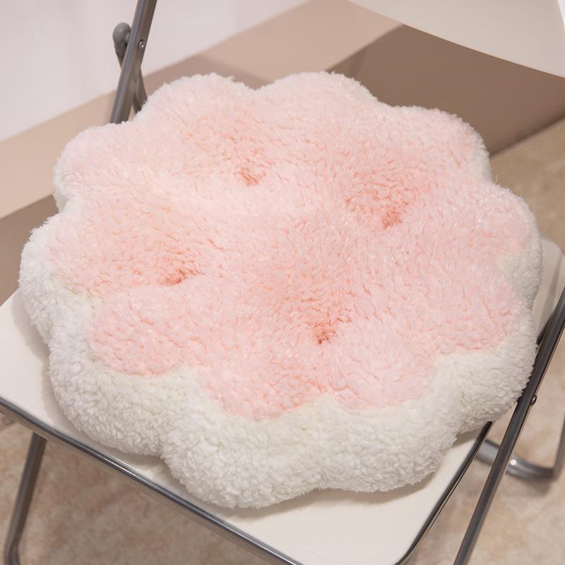 Multicolor Round Non-Slip Macaron Seat Cushion for Home or Office Chair