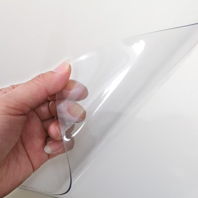Transparent Frosted PVC Table Protector Mat