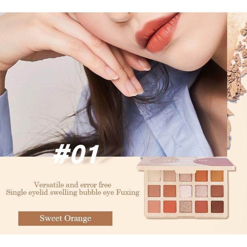 Pudaier - Fifteen Color Versatile Eyeshadow Palette - 3 Types