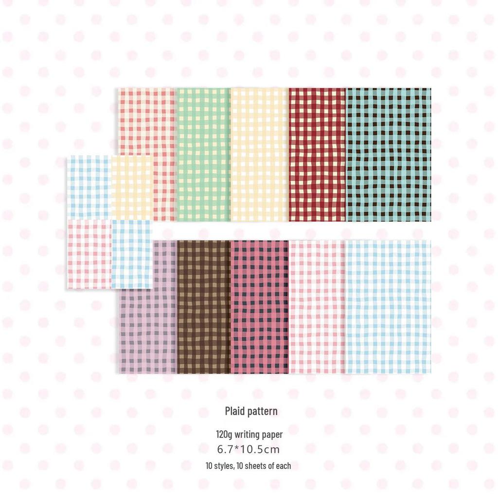Super Thick Dot Pattern Sticky Notes for Journals - Non-Adhesive Collage Paper, M5 Inner Pages, Book Planner