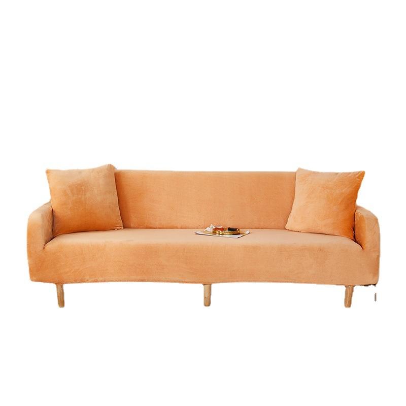 Stretch Fleece Sofa Cover All-Inclusive Non-Slip Sofa Back Cover Cloth Seat Cover Four Seasons Universal