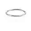 Sterling Silver Mobius Twist Nail Bracelet for Women - Elegant Valentine's Day Gift