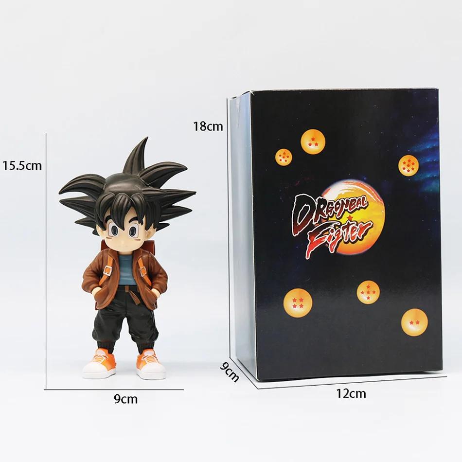 13cm Son Goku Figure Dragon Ball Super Figurine Cute Mode Figure Statue DBZ Model PVC Collectible Toys Ornament Gifts Toys