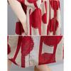 Oversized Vintage Polka Dot Summer Dress Cotton Casual Ladies Dresses for Women New Fashion Female Red Long Dress 2025