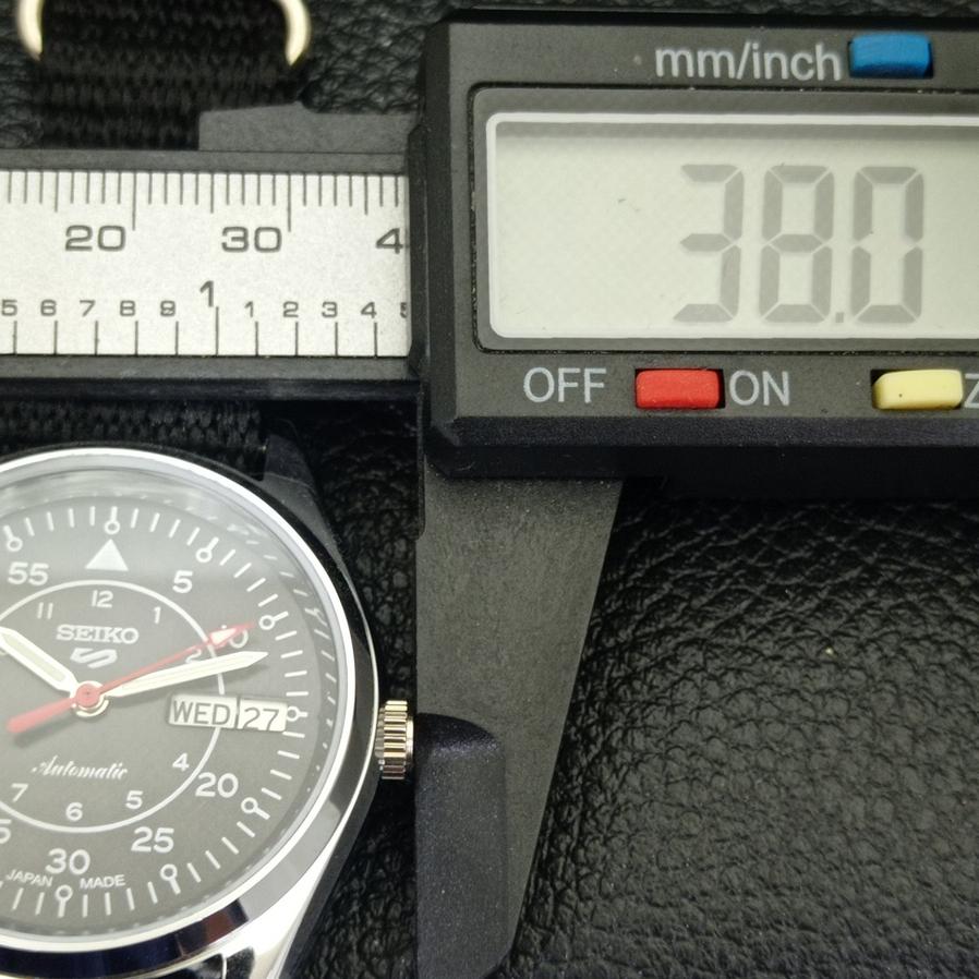 REFURBISHED SEIKO 5 6309A AUTOMATIC JAPAN MENS BLACK DIAL WATCH A427285-2