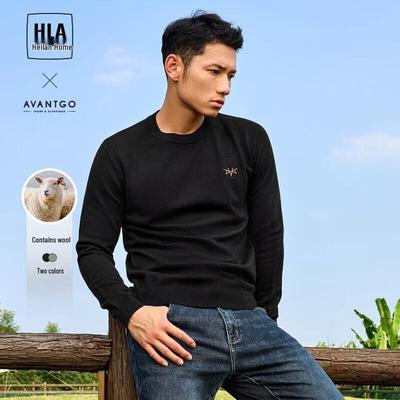 HLA Men's Lightweight Business Casual Knit Sweater