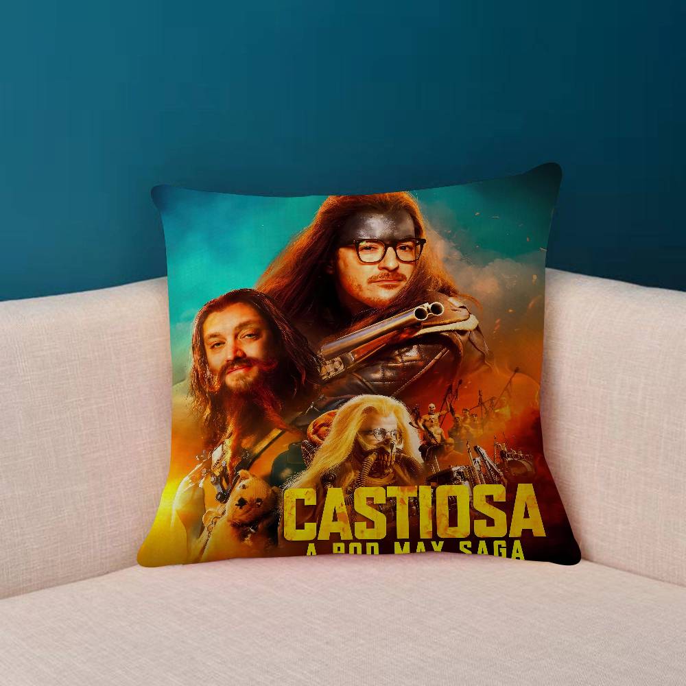 Movie F-Furiosa A Mad Max Saga Pillow Case For Sofa Decor Car Office Room Printing Cushion Cover Decorations And Protector