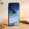 Sport Snowboarding Phone Case For Samsung S25,S24,S21,S22,S23,S30,Ultra,S20,Plus,Fe,Lite,Note,10,Black Cover