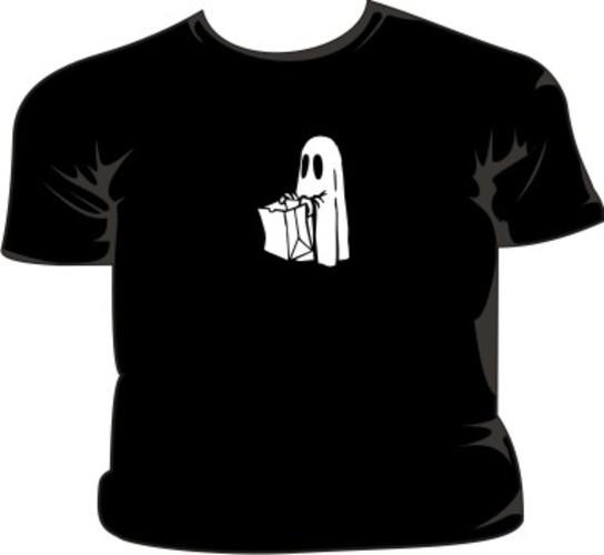Ghost Trick or Treat Halloween Kids T-Shirt