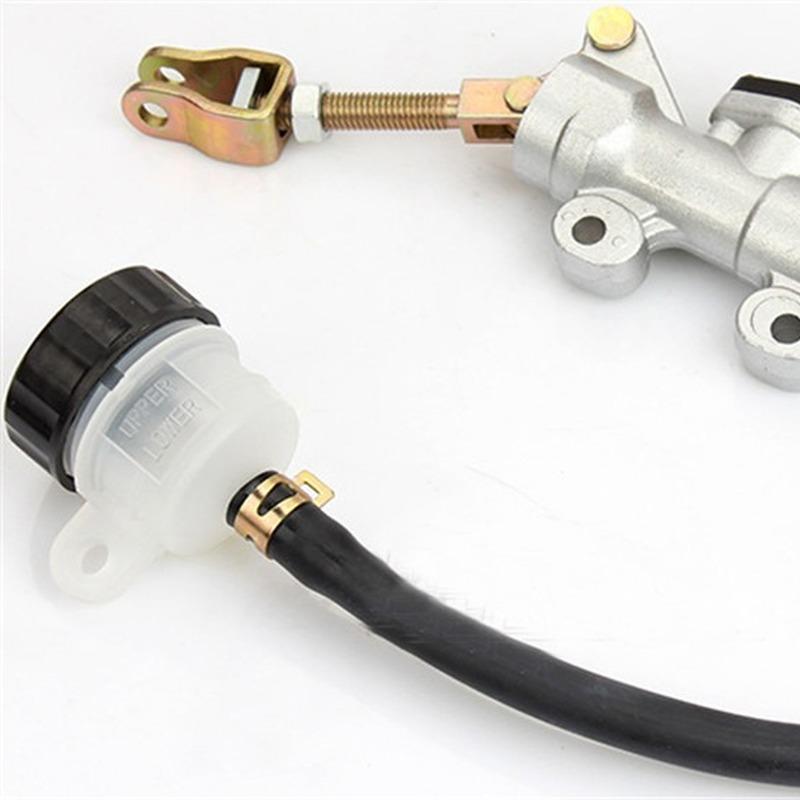 Rear Foot Brake Master Cylinder Pump Quad ATV Hydraulic with Reservoir for Arctic Cat 400 500 650 2X4 Pit Dirt Bikes Motorcycle