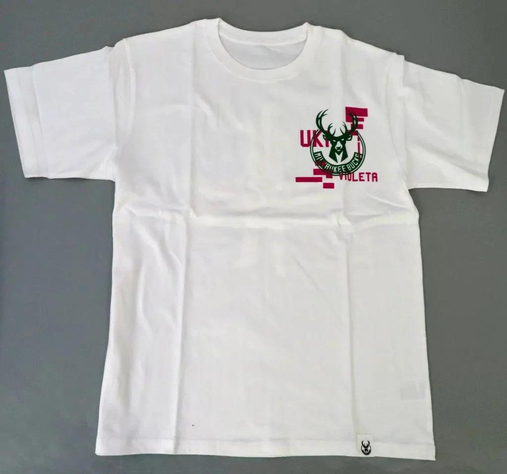 NBA Virtual YouTuber Uki Violeta Bucks White T-T-Shirt Free Size 2024 2XL