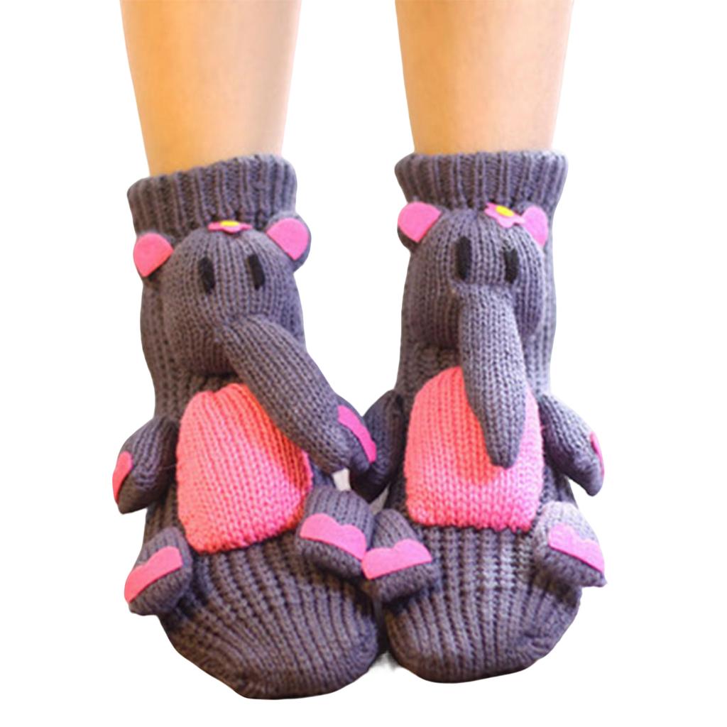 Women's Thick Knit Proof Warm Casual Floor Carpet Socks