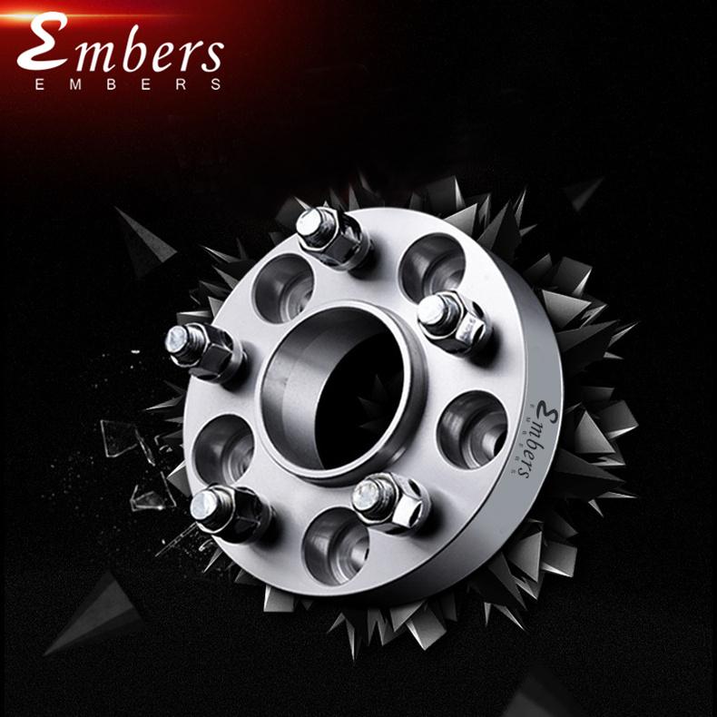 Embers For Toyota Corolla PCD 5x114.3 CB 60.1 M12x1.5 Forged Aluminum Black Wheel Spacers Hub Adapter 2 Piece