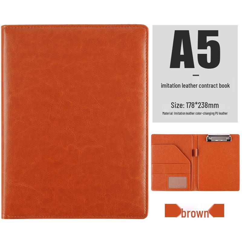 A4/A5 Multi-Functional Leather Clipboard & Signing Folder