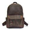 Style Men'S Vintage Backpack Crazy Horse Leather Men'S And Women'S Backpack Student Leather Backpack Travel Bag