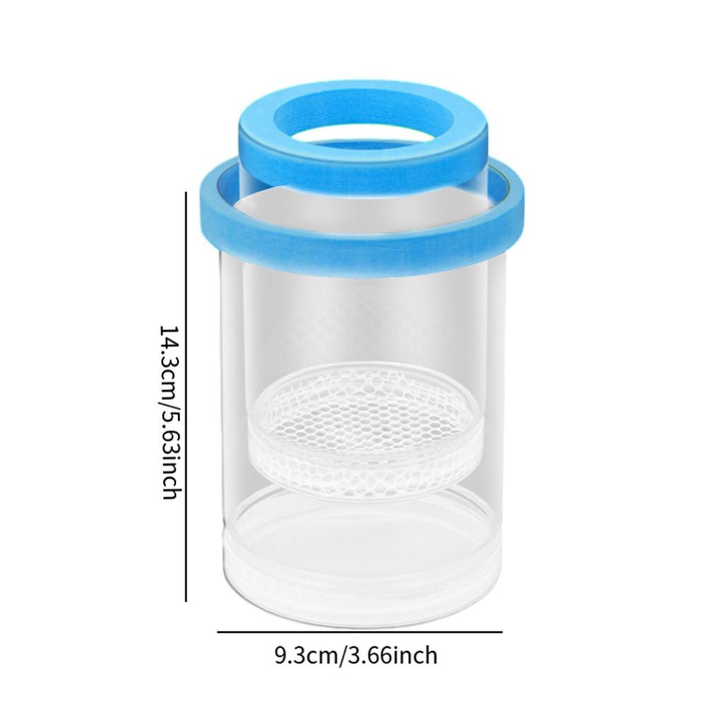 Schwimmende Fisch-Isolierbox Aquarium Züchter Futterbox für Garnelen Babyfische