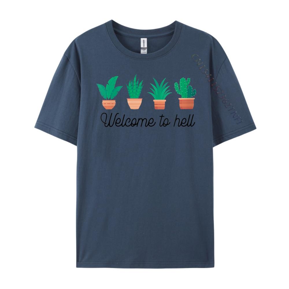 

Womens Welcome To Hell Plant Killer Plant Mom Plant Dad Graphic Tee Shirt Male Tshirts Unisex s clothing 4XL