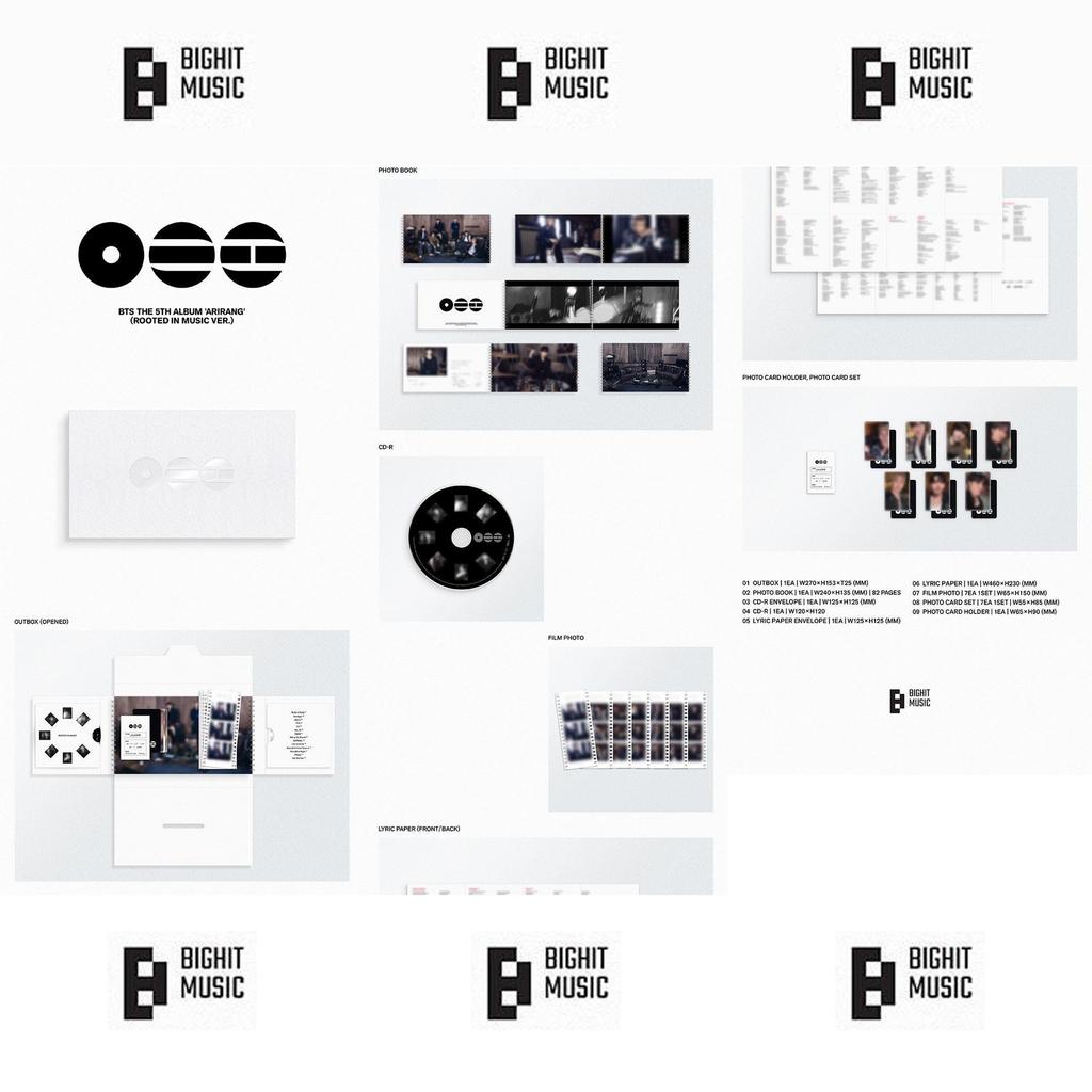 BTS PÁTÉ ALBUM 'ARIRANG'(ZAKOTVENO V HUDBĚ VER.) alba