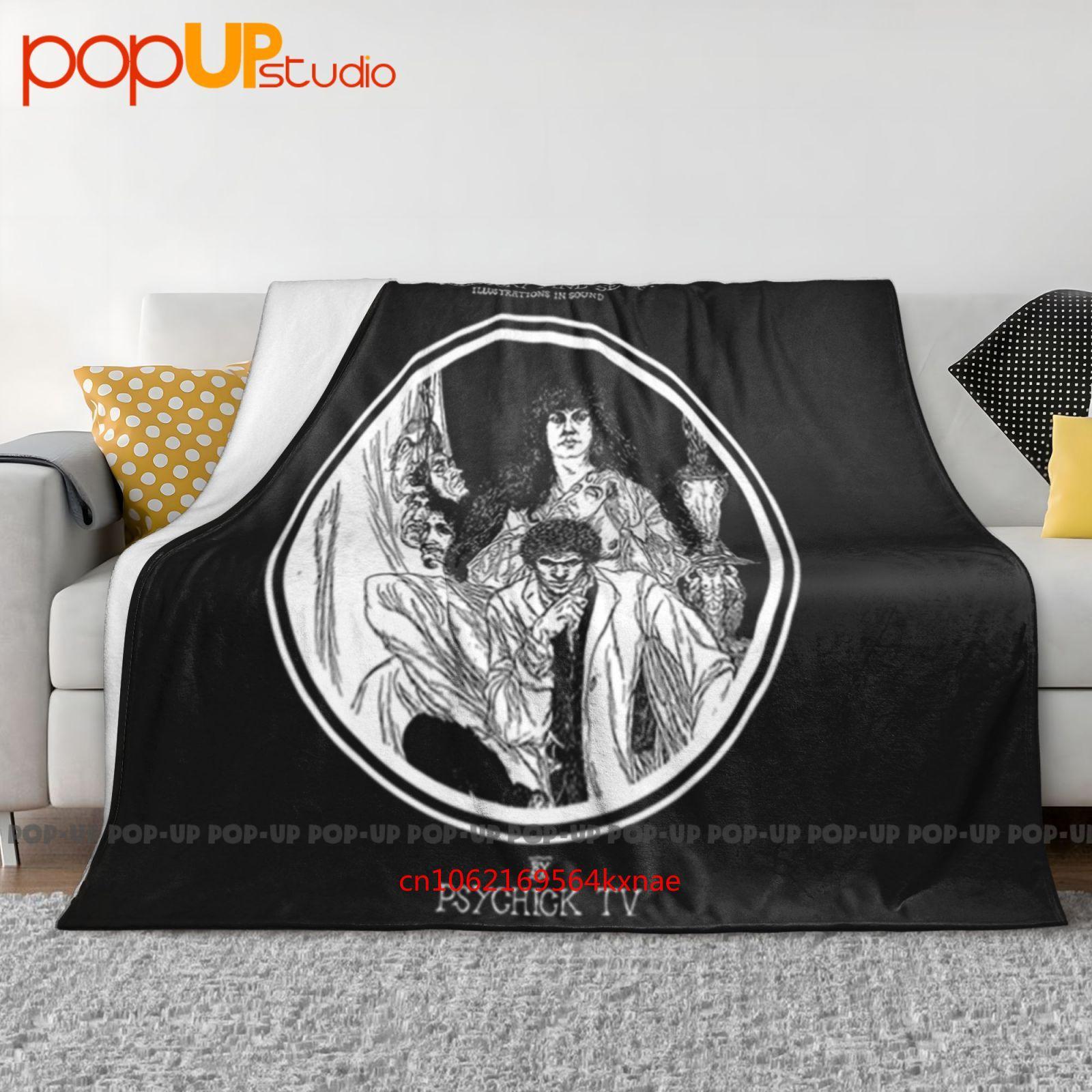 Allegory And Self Austin Osman Spare Psychic Tv Coil Industrial 80 S Goth Throbbing Gristle Blanket Quilt Sofa Cover Bed Covers 30x40in