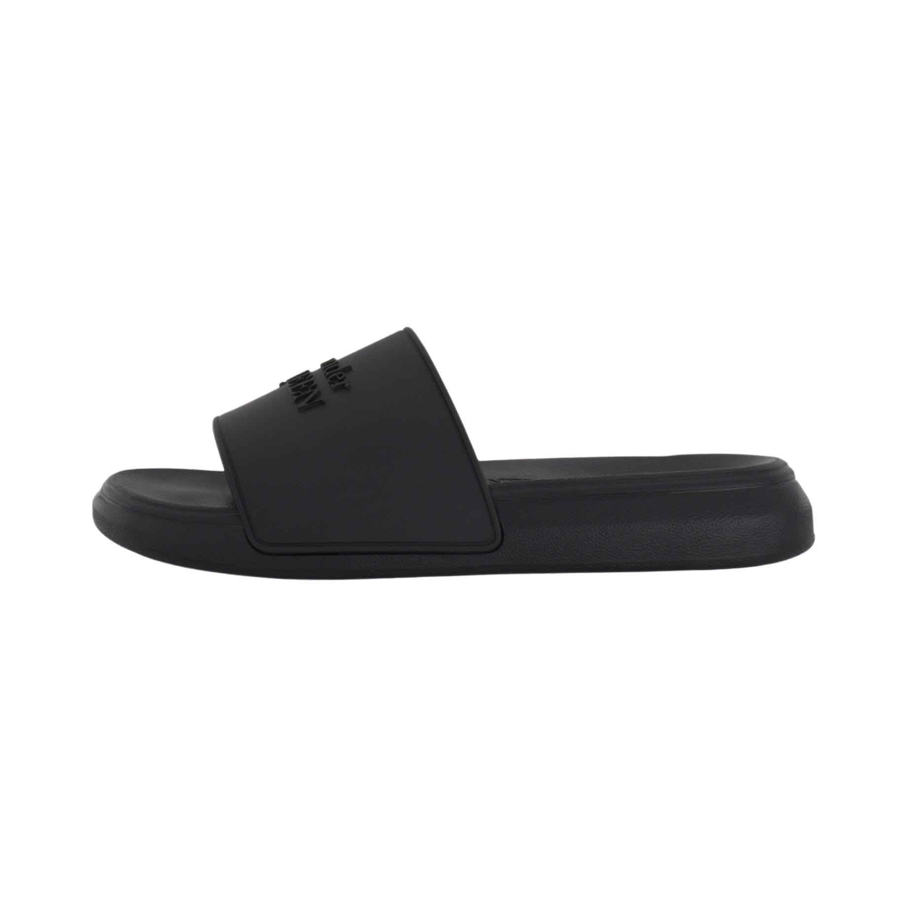 Alexander McQueen Slide Slippers Men`s Black
