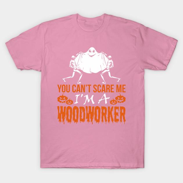 T-Shirt Damen Du kannst mich nicht erschrecken Ich bin Schreiner Geist Halloween Harajuku Print Kawaii T-Shirt Sommer Kurzarm Damen T-Shirt Oberteil