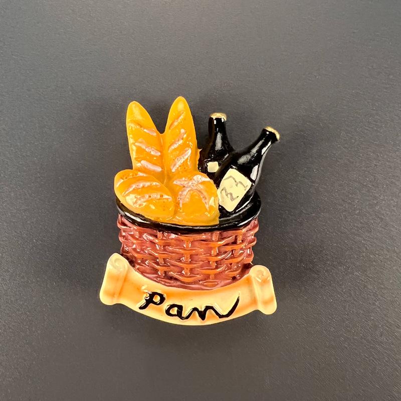 Magnet de Frigider Jucărie Alimentară Stereoscopică 3D - Autocolant Magnetic Decorativ Creativ