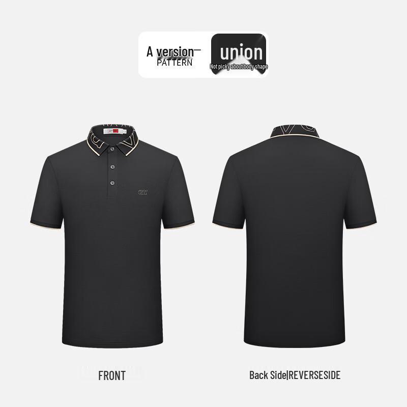 Goldlion GY Men's Silk Blend Breathable Polo T-Shirt