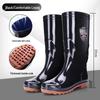 Men's Non-Slip Waterproof High-Top Rain Boots - Thickened Aquatic Rubber Work Shoes with Free Shipping