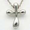 Used TIFFANY&Co. Necklace Small Cross Silver925 2.7g Silver El Saperetti