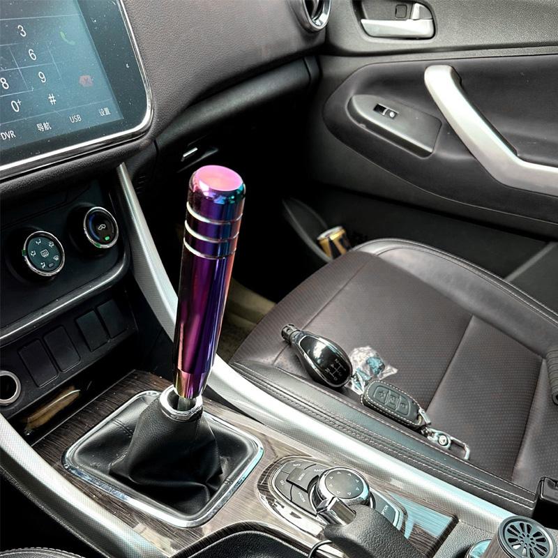 Auto Universal 13cm Aluminium Schaltknauf Schalthebel Hebel Schalthebel Griff Verlängerter Schalthebel Schalthebelkopfknauf