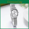 Gadi Oval Ladies Watch With Quartz Movement Waterproof Steel Band For Casual Women