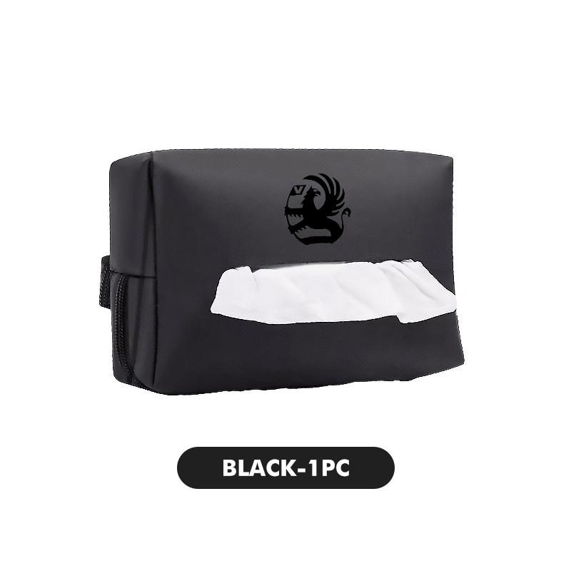 Auto Logo Taschentuch Organizer Tasche Leder Papiertuch Aufbewahrungsbox Zubehör Für Vauxhall Zafira Vectra Vivaro Corsa D Astra G J H