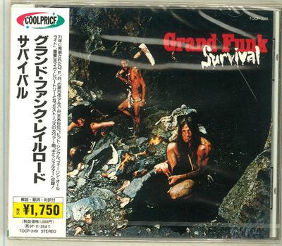 CD GRAND FUNK RAILROAD - Survival TOCP3181 CAPITOL 1995 Japan Rock Used