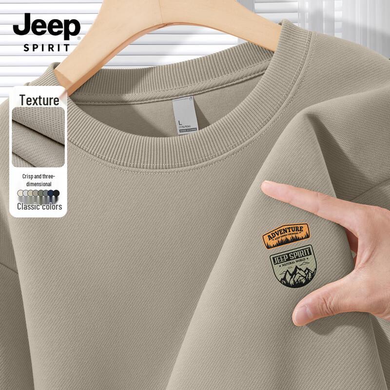 

JEEP SPIRIT Men s Graphic Crew Neck Sweatshirt 3XL
