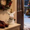 Christmas Soap Dispenser Decorative Reindeer Refillable Lotion Bottle Festival Soap Dispenser for Home Apartment Dormitory