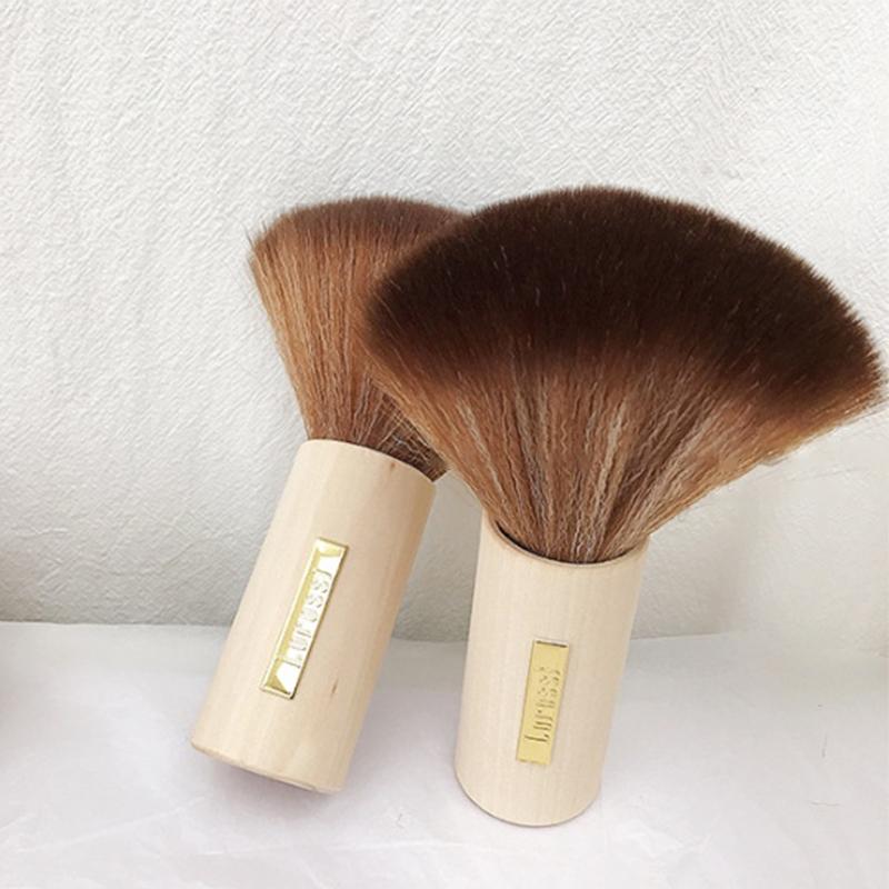 Štětec na čištění nehtů, štětec na make-up, dřevěná rukojeť, štětec na čištění nehtů, gel na nehty, štětec na čištění prachu, make-up, nehtové umění, UV pudr, odstraňovač pudrů