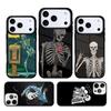Skeleton Skull Art Phone Case For iPhone 17 AIR 16 Pro Max 15 14 Pro 11 12 13 Shockproof Silicone Cover