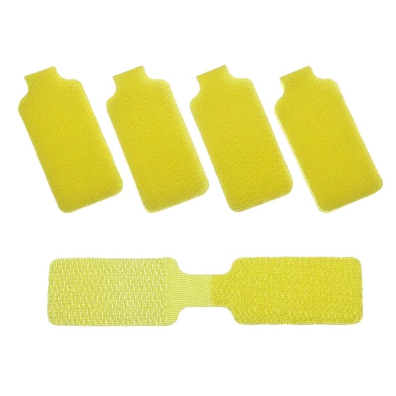 1-100pcs Reusable Waterproof Cable Labels Color-Coded Organizer Straps Data Charger Cords Management Home Office Travel