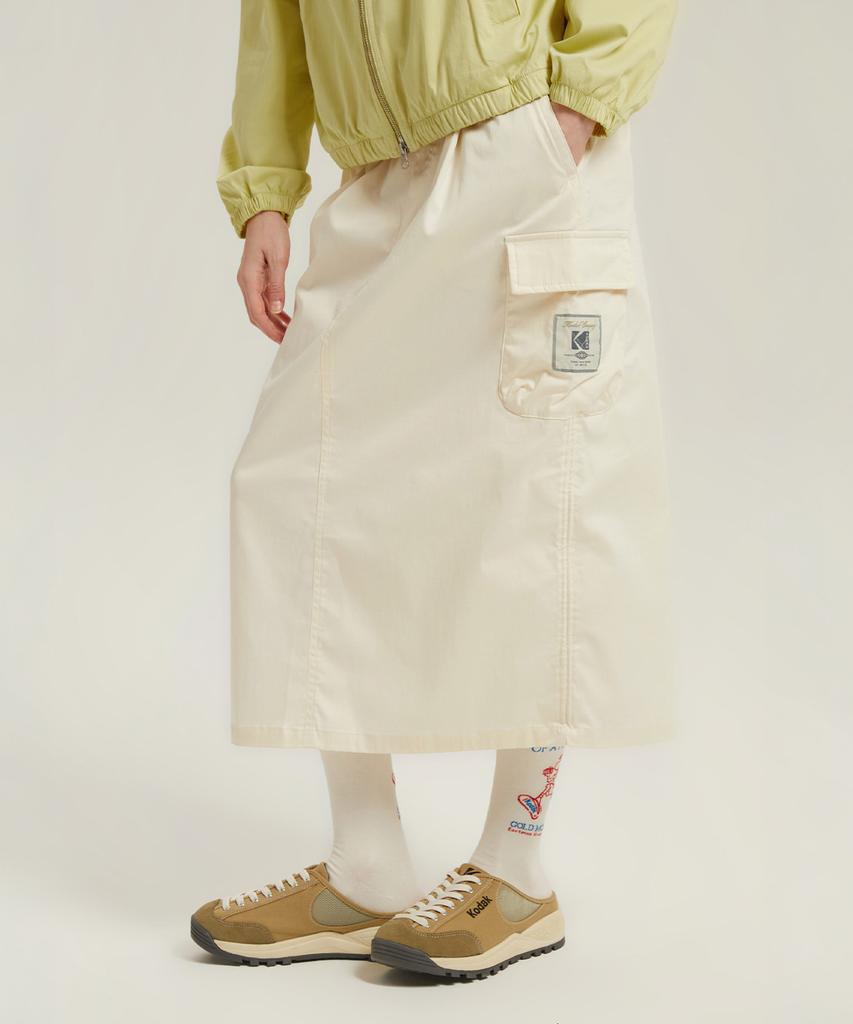KODAK Company Flex Cargo Long Skirt Ivory