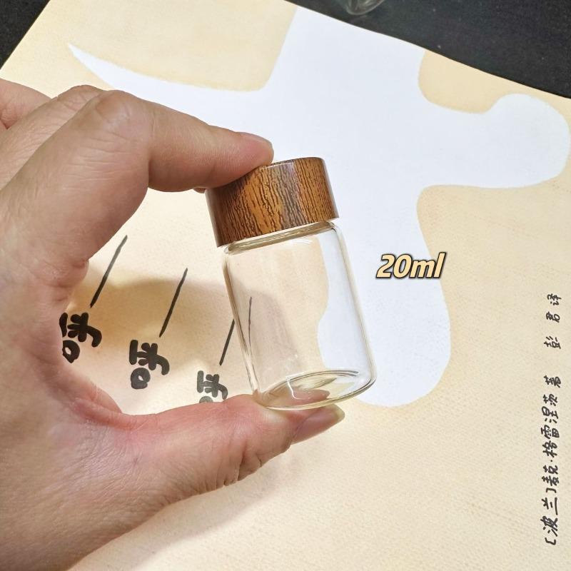 Mini Glasversiegelungsglas Lebensmittelqualität Kaffeepulver Goldbohnen Aufbewahrungsflasche Tragbares Glas